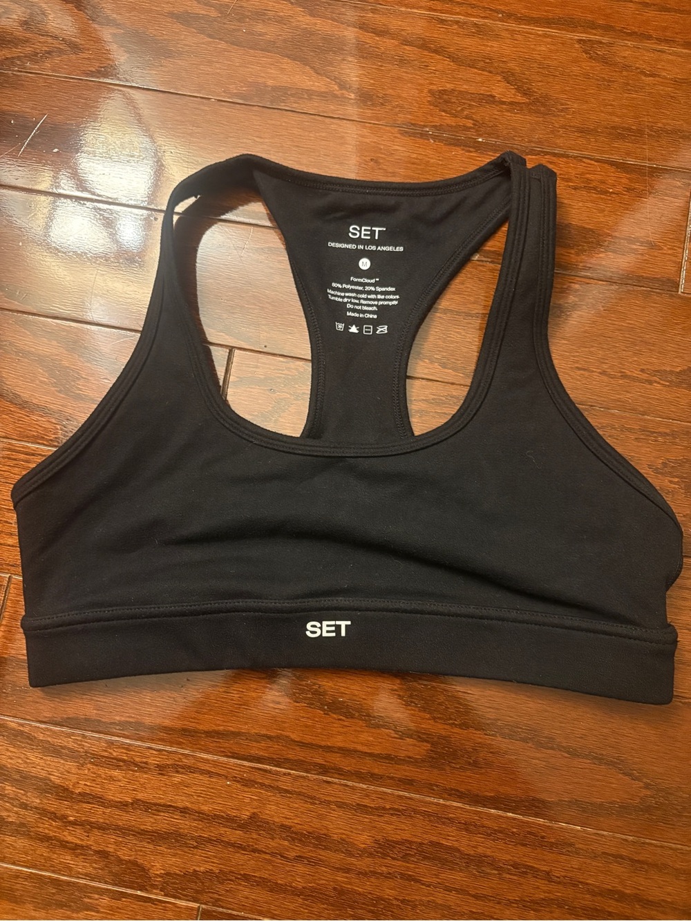 SET Active Formcloud Racerback Bra Medium - Picture 3 of 6